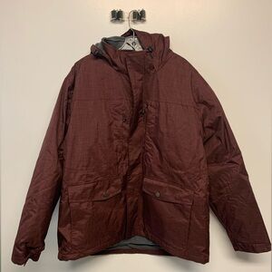 NWT Men’s 3-in-1 systems SWISS TECH jacket, size extra large, burgundy